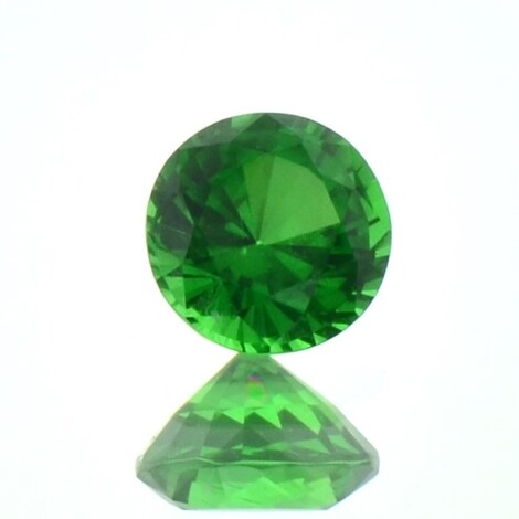 Tsavorit, Rund facettiert (1,01 ct.) aus Kenia (Taita Hills)