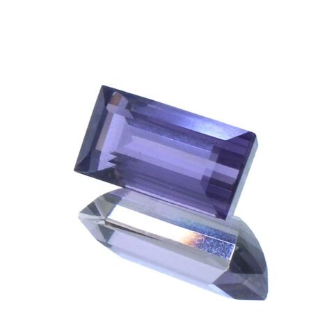 Iolith baguette blau unbehandelt 4,48 ct