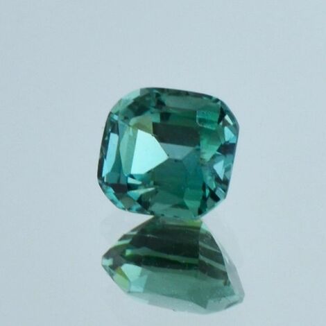 Tourmaline cushion blue green (lagoon) 2.52 ct