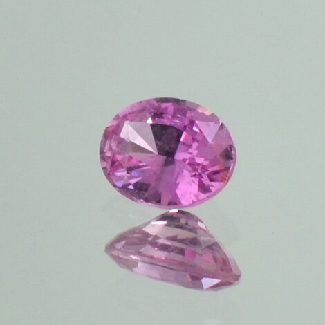 Saphir oval pink unbehandelt 1,16 ct