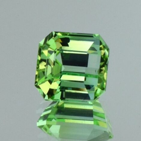Tourmaline octagon bluish  light green 9.06 ct