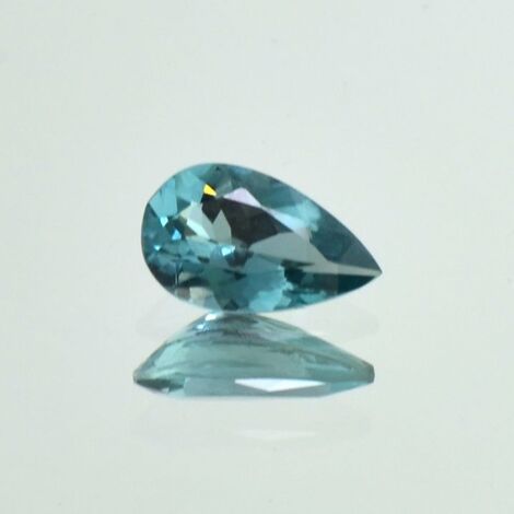 Indigolith Turmalin Tropfen grünlich blau 1,22 ct