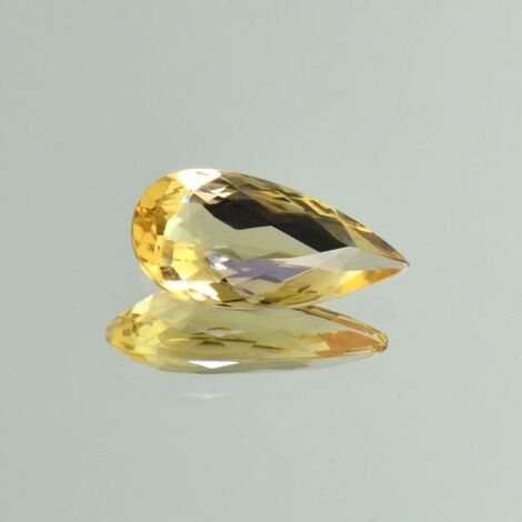 Goldberyll Tropfen gelb 4,62 ct