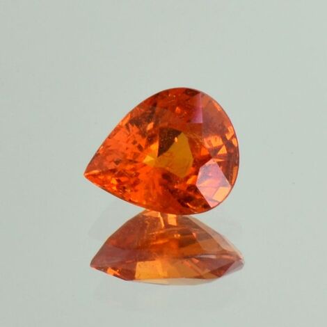 Mandarin-Granat Tropfen orange 3,42 ct