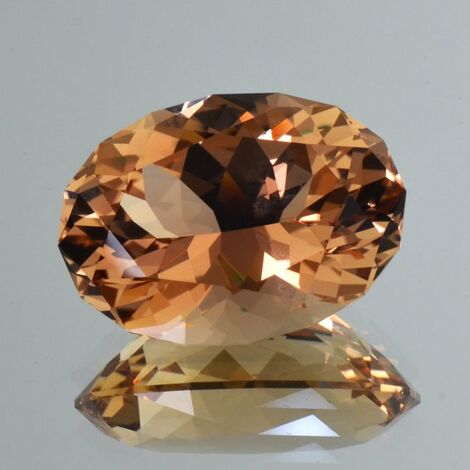 Topas Design-Oval orangebraun 43,81 ct.