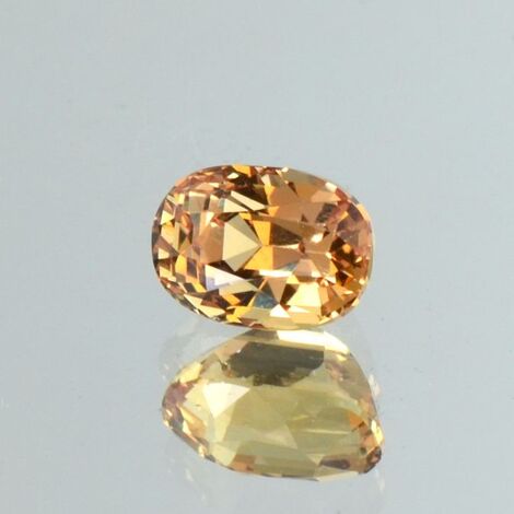 Saphir oval gelb ungebrannt 3,22 ct