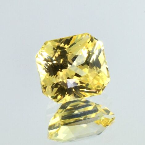 Saphir, Achteck-Princess facettiert (4,00 ct.) aus Sri Lanka