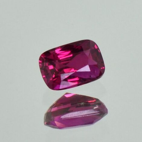 Ruby cushion purplish red unheated 1.04 ct