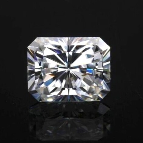 Diamond radiant white H loupe clean 1.01 ct