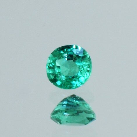 Smaragd rund grün 0,48 ct