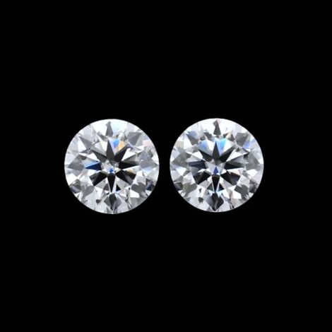 Diamant Duo Brillanten feines Weiss vs1 0,33 ct