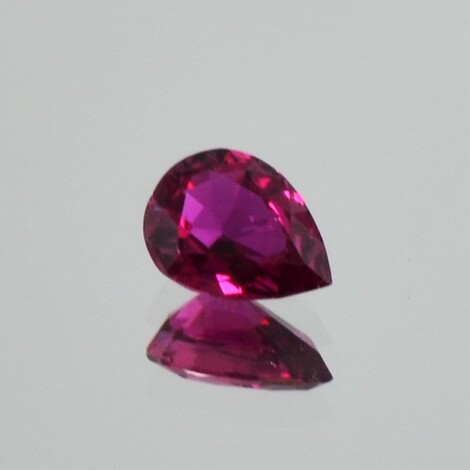 Ruby pear red 0.76 ct