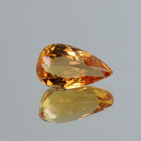 Imperial-Topas Tropfen gelborange unbehandelt 3,92 ct