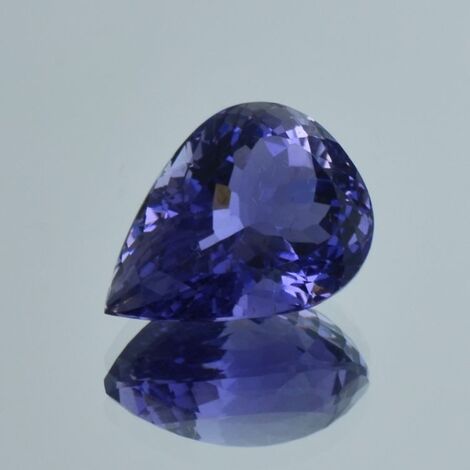 Iolith Tropfen blau 5,28 ct.