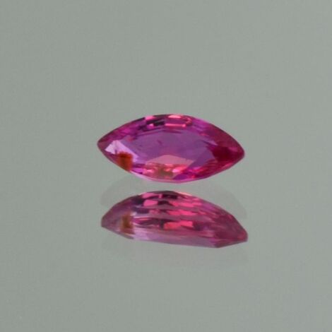 Ruby marquise reddish pink untreated 0.63 ct.