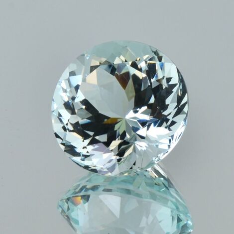 Aquamarin rund zartblau unbehandelt 29.34 ct