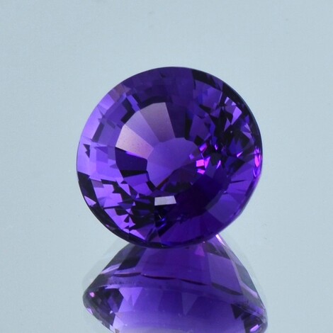 Amethyst, Rund facettiert (11,45 ct.) aus Brasilien