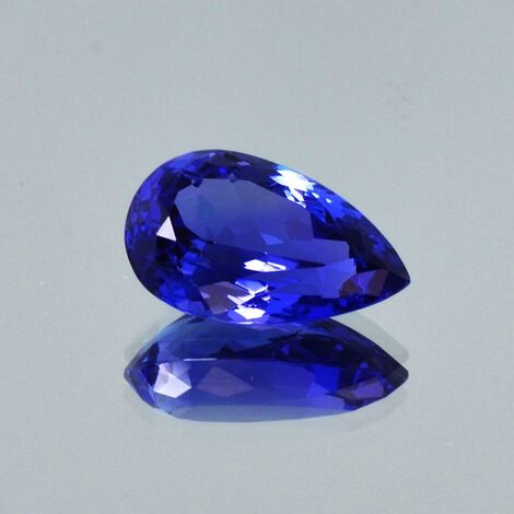 Tanzanite pear blue 6.00 ct.