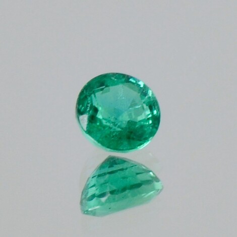 Smaragd rund grün 0,48 ct.
