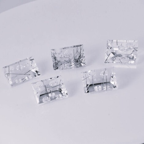 Quarz Lot Design-Rechtecke farblos 41,46 ct.