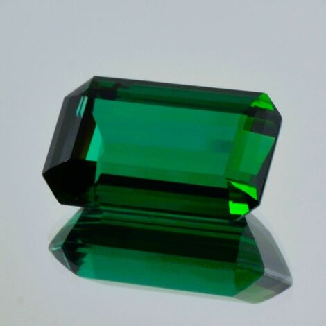 Green Tourmaline Tourmaline octagon leicht bluish  green 28.20 ct