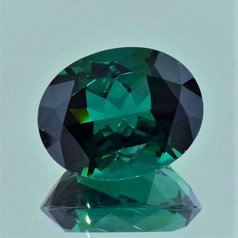 Green Tourmaline Tourmaline oval bluish  green 23.99 ct