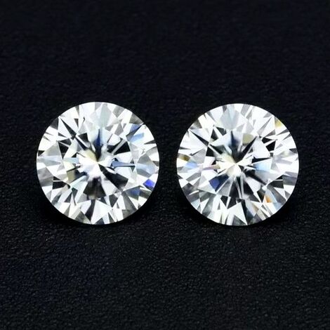 Diamanten Pair hochfeines white D loupe clean 0.40 ct.