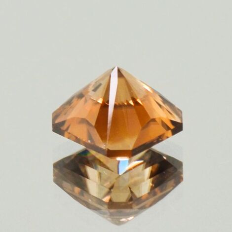 Zirkon Design-Octagon orangebraun 3,78 ct