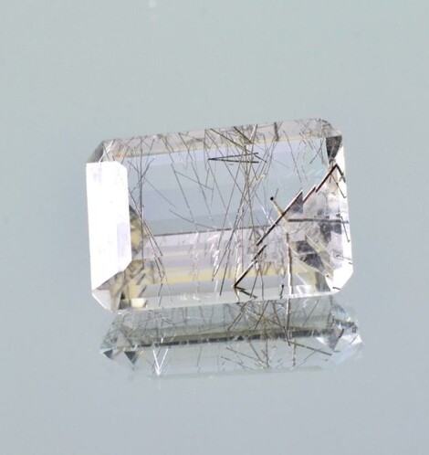 Rutilquarz, Achteck facettiert (13,23 ct.) aus Brasilien