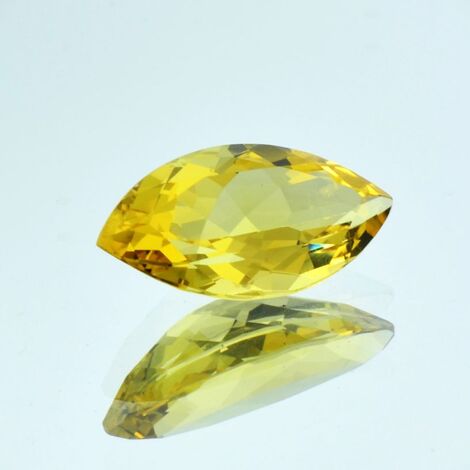 Goldberyll Navette facettiert goldgelb 6,75 ct