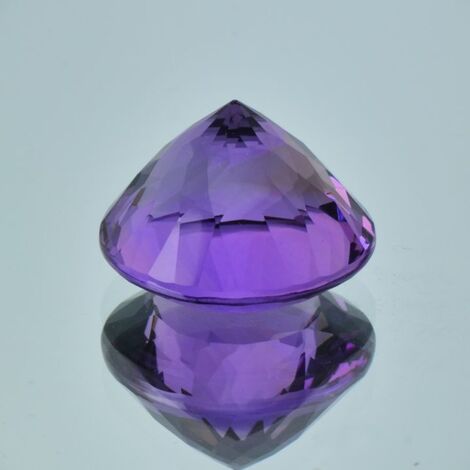 Amethyst Rundschliff intense violet 28.73 ct
