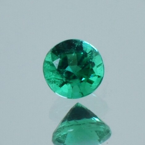 Emerald round green 0.78 ct