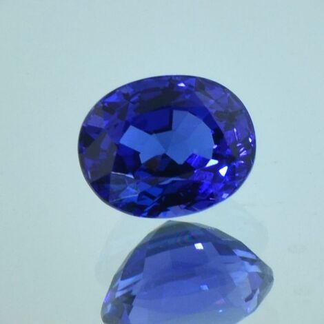 Tansanit oval intensives Blau 4,06 ct