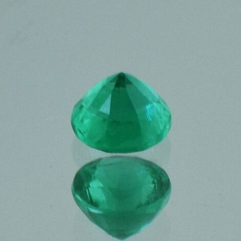 Smaragd Beryll rund grün 1,03 ct.