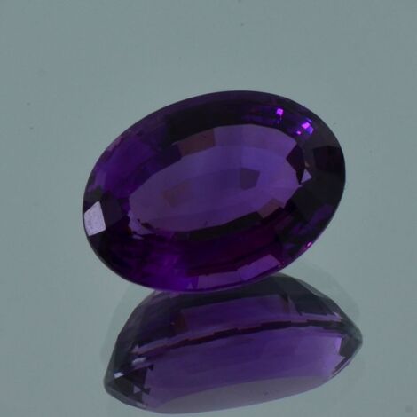 Amethyst oval intensives Violett 31,48 ct