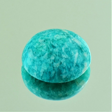 Amazonit, Rund Cabochon (ca. 20 ct.) aus Brasilien Amazonit, Rund Cabochon (ca. 20 ct.) aus Brasilien