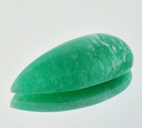 Amazonit, Tropfen Cabochon (21,63 ct.) aus Brasilien Amazonit, Tropfen Cabochon (21,63 ct.) aus Brasilien