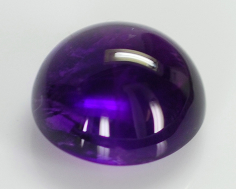 Amethyst Cabochon rund dunkelviolett 11,81 ct Amethyst Cabochon rund dunkelviolett 11,81 ct