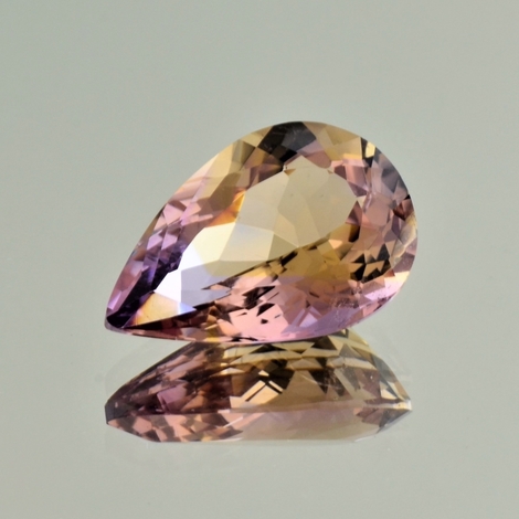 Ametrin, Tropfen facettiert (17,22 ct.) aus Brasilien Ametrin, Tropfen facettiert (17,22 ct.) aus Brasilien
