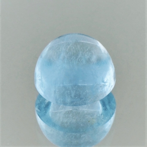 Aquamarin, Rund Cabochon (5,73 ct.) aus Brasilien Aquamarin, Rund Cabochon (5,73 ct.) aus Brasilien