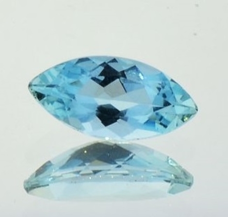 Aquamarin, Navette facettiert (1,5 - 1,7 ct.) aus Brasilien (Minas Gerais) Aquamarin, Navette facettiert (1,5 - 1,7 ct.) aus Brasilien (Minas Gerais)