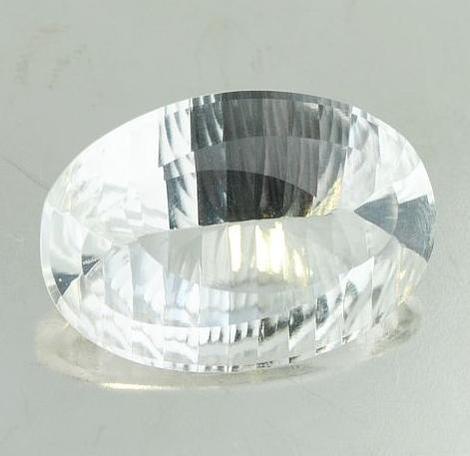 Rock Crystal oval-konkav 16.58 ct Rock Crystal oval-konkav 16.58 ct
