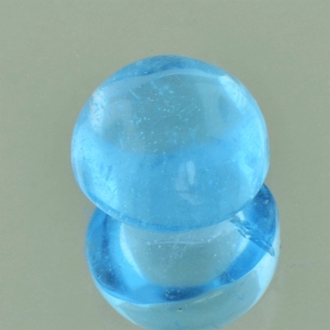 Blautopas, Rund Cabochon (13,30 ct.) aus Brasilien Blautopas, Rund Cabochon (13,30 ct.) aus Brasilien