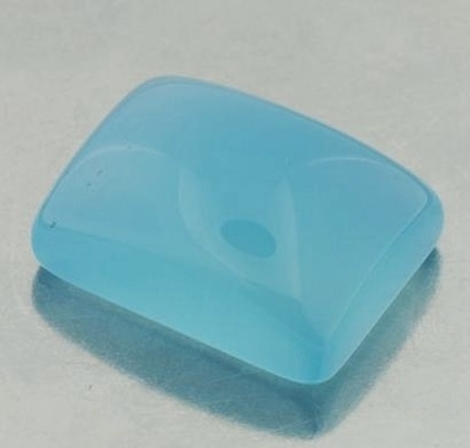 Chalcedon, Rechteck Cabochon (ca. 17,2 ct.) aus Indien Chalcedon, Rechteck Cabochon (ca. 17,2 ct.) aus Indien
