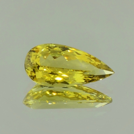 Chrysoberyll Tropfen gelb 9,07 ct