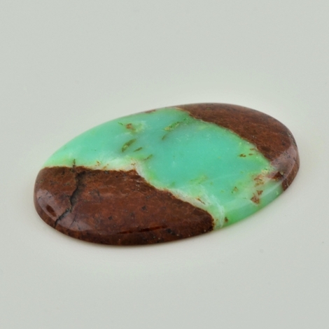 Chrysopras, Oval Cabochon (60,35 ct.) aus Australien Chrysopras, Oval Cabochon (60,35 ct.) aus Australien