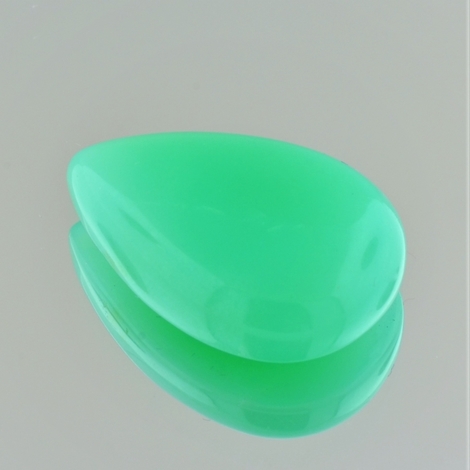 Chrysopras Cabochon Tropfen grün 32,86 ct Chrysopras Cabochon Tropfen grün 32,86 ct