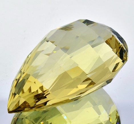 Citrine briolette light yellow unheated 119.11 ct Citrine briolette light yellow unheated 119.11 ct