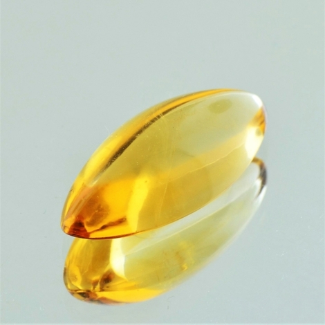 Citrin Cabochon Navette 10,26 ct