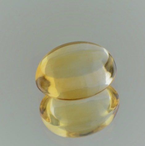 Citrin Cabochon oval hellgelb 15,43 ct Citrin Cabochon oval hellgelb 15,43 ct